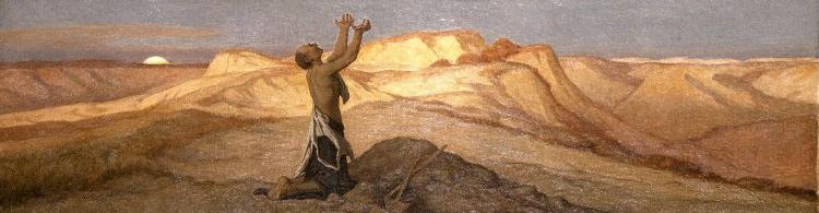 Elihu Vedder Prayer for Death in the Desert